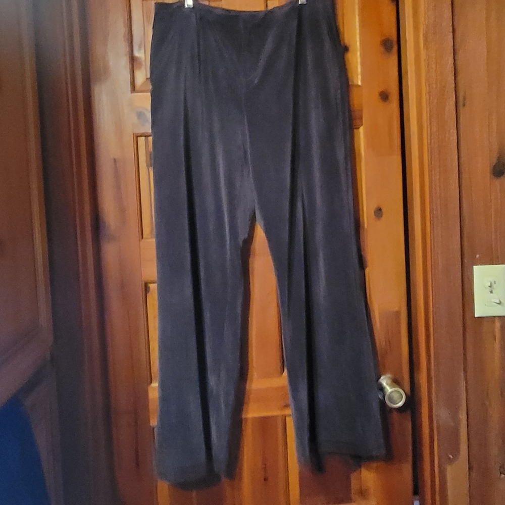 Coldwater Creek Sz16 Dark purple dressy pants.